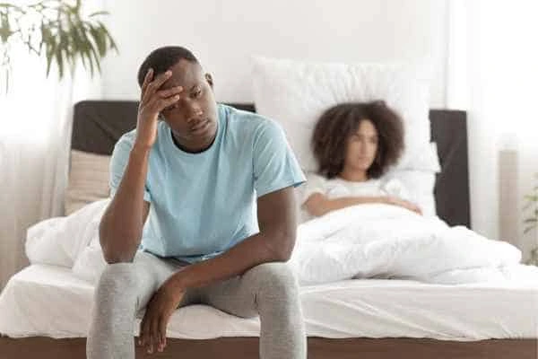 Man upset about ED symptoms Potters Bar