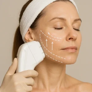 Woman having HI-FU to reduce wrinkles call LA LIPO Potters Bar Now!