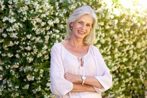 Older woman happy with urinary incontinence treatment Potters Bar