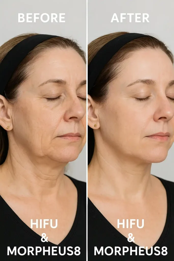 HIFU & Morpheus8 treatment results Potters Bar - book in today!