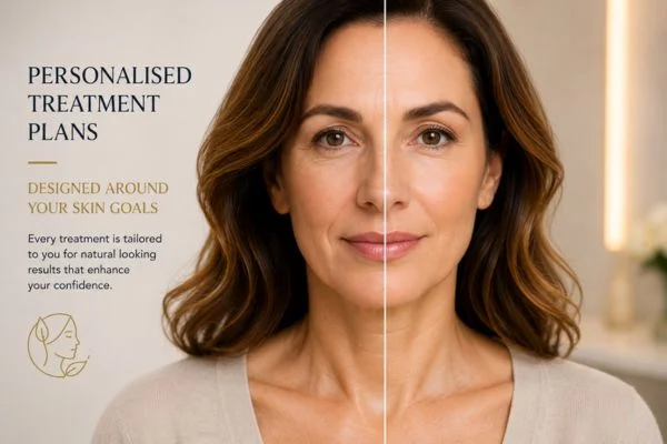 Before and after results of Collagen Lift Therapy Potters Bar